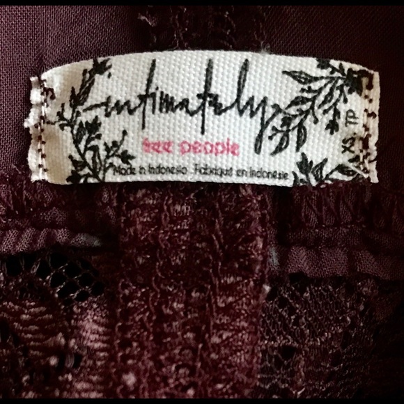 Free People She Swings Burgundy A-Line Dress, XS - Picture 8 of 8